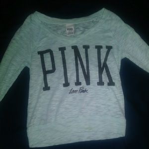 PINK VICTORIA'S SECRET long sleve